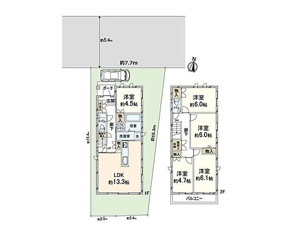 間取りを拡大表示