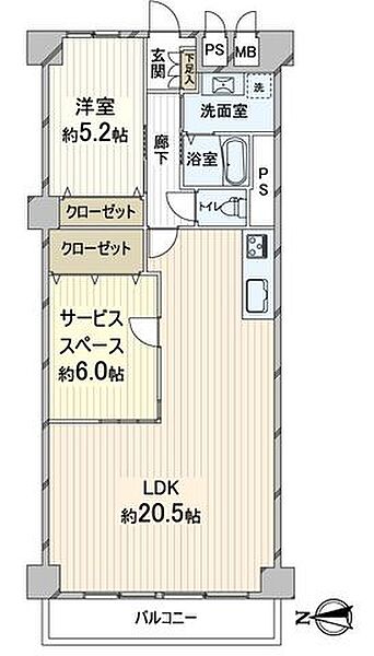 間取りを拡大表示