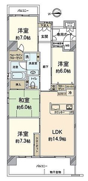 間取り：326000237038