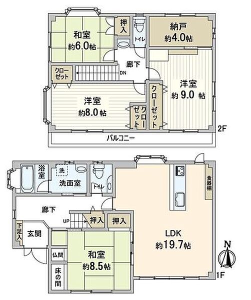 間取りを拡大表示