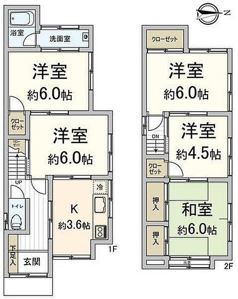 間取りを拡大表示