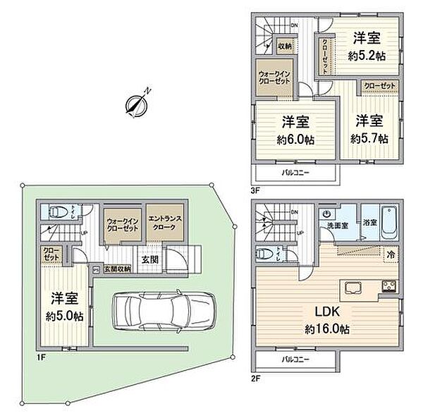 間取りを拡大表示