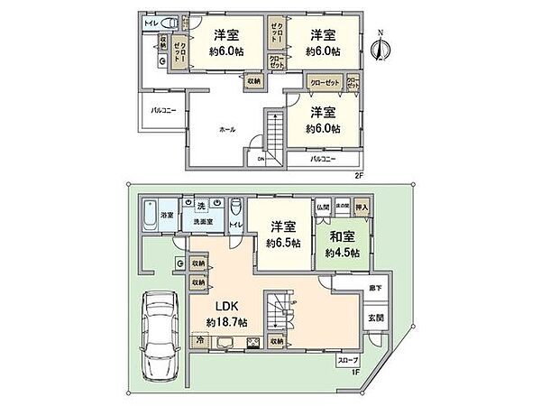 間取り：326000232557