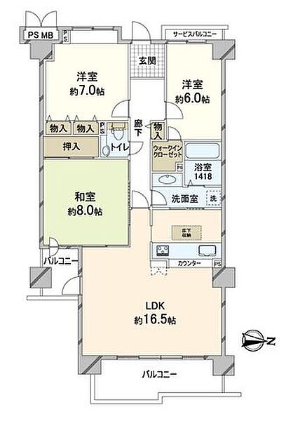 間取り：326000234627