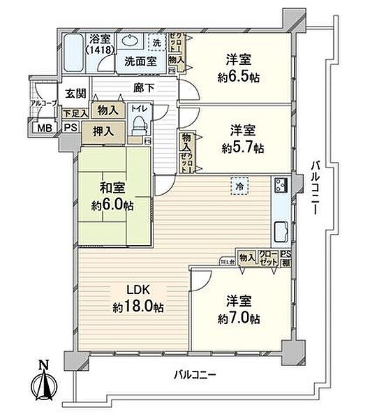 間取り：326000234960