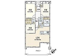 間取図画像 3LDK