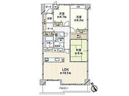 間取図画像 3LDK