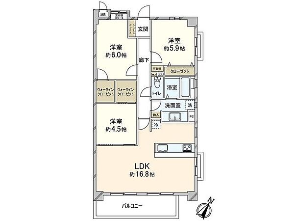 間取り：328000595422
