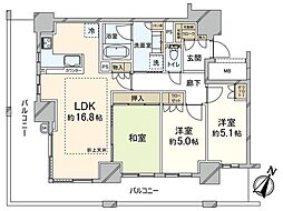 間取図画像 3LDK