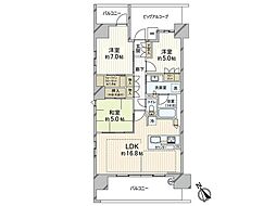 間取図画像 3LDK
