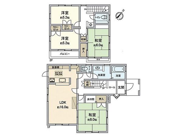 間取り：328000597216