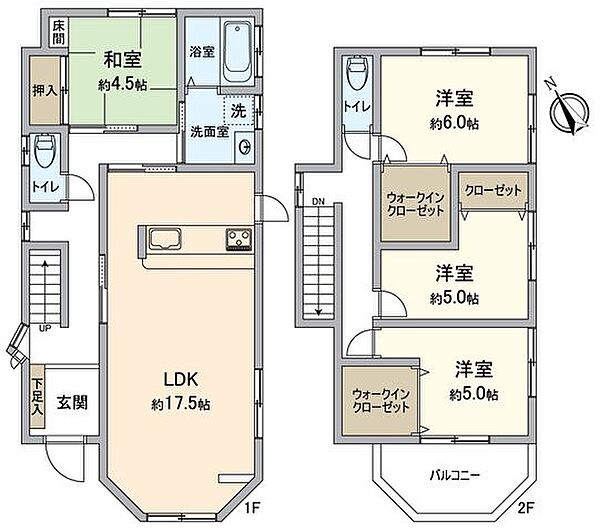 間取りを拡大表示