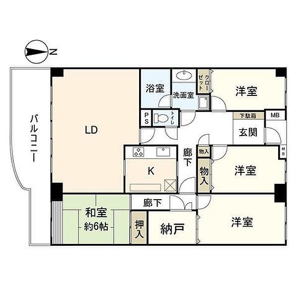 間取りを拡大表示