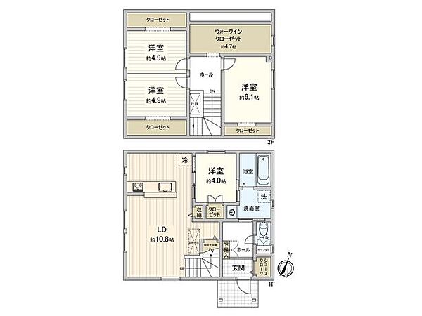 間取りを拡大表示