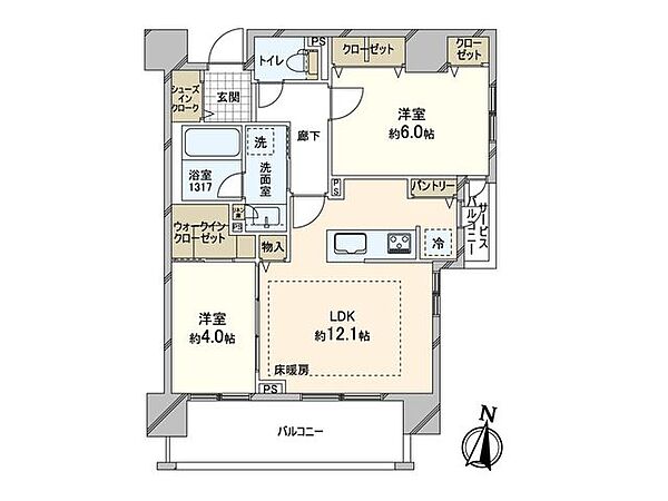 間取りを拡大表示