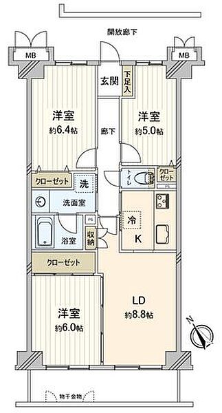 間取りを拡大表示