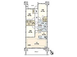 シティテラスさいたま新都心 3LDKの間取図画像