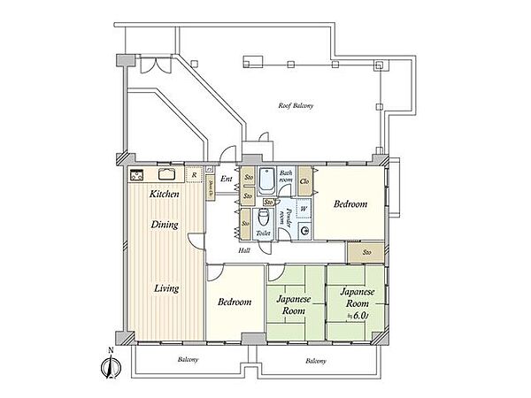 間取りを拡大表示