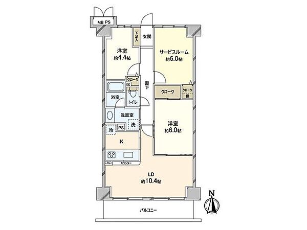 間取りを拡大表示