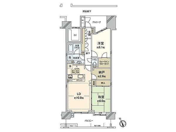 間取りを拡大表示