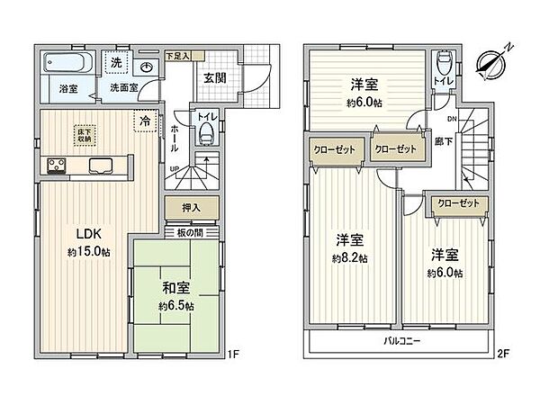 間取りを拡大表示