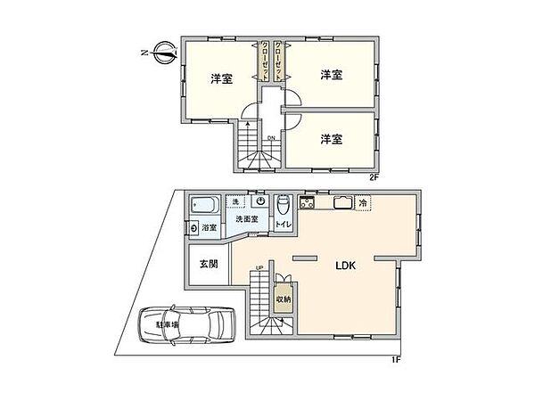間取りを拡大表示
