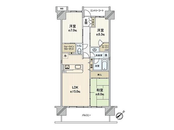 間取りを拡大表示