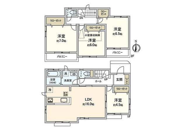 間取りを拡大表示
