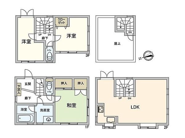 間取りを拡大表示