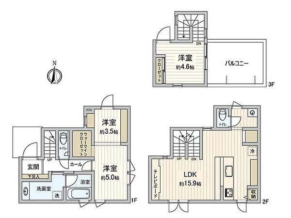 間取りを拡大表示