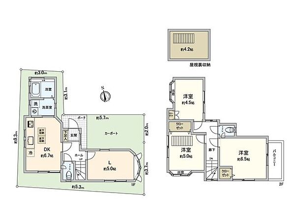 間取りを拡大表示