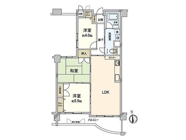 間取りを拡大表示