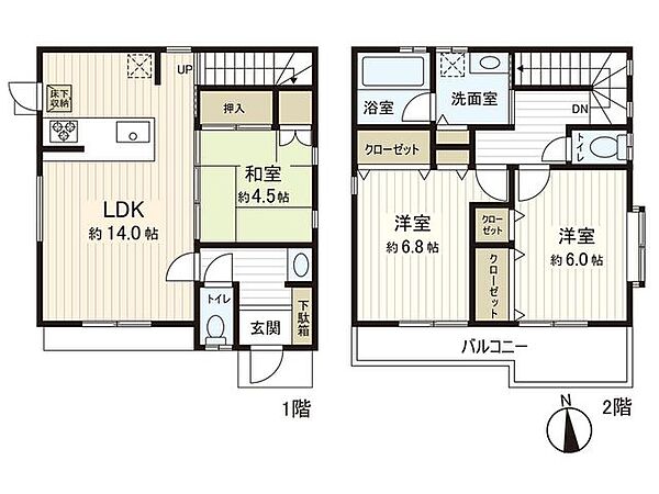 間取りを拡大表示