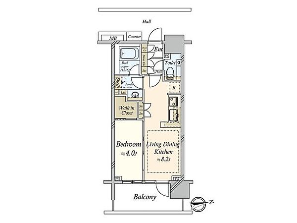 間取りを拡大表示