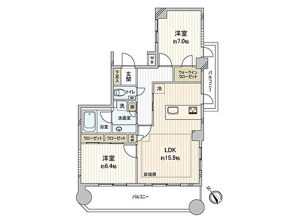 間取りを拡大表示