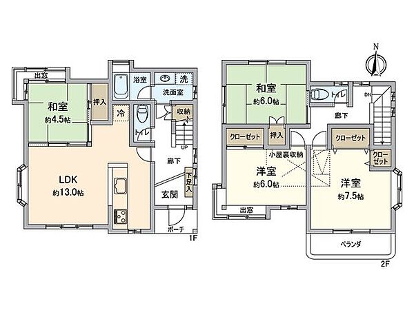 間取りを拡大表示