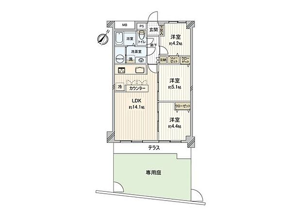 間取りを拡大表示