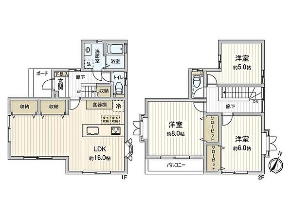 間取りを拡大表示