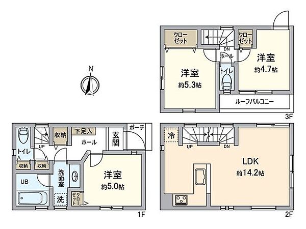 間取りを拡大表示