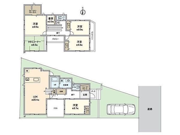 間取りを拡大表示