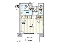 BELISTA押上駅前 ワンルームの間取図画像