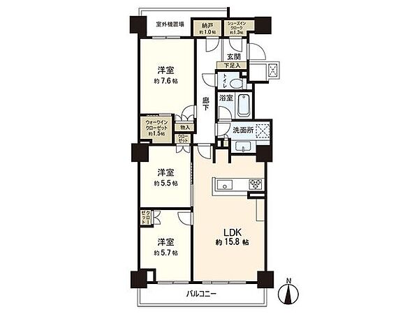 間取りを拡大表示