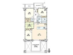 レイディアントシティ本郷台 4LDKの間取図画像