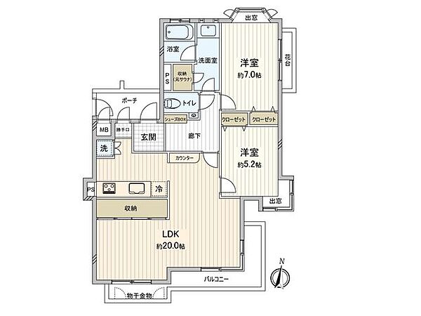 間取りを拡大表示