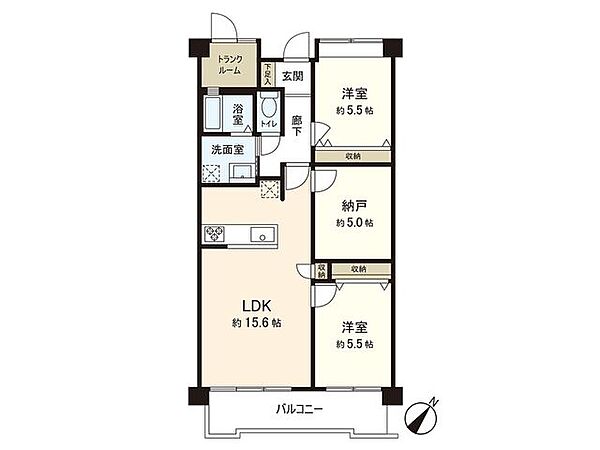 間取りを拡大表示