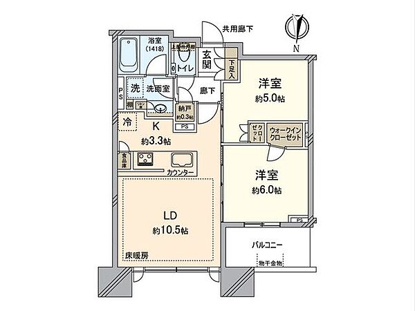 間取りを拡大表示