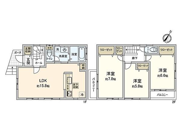 間取りを拡大表示