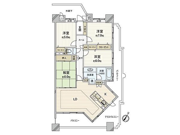 間取りを拡大表示