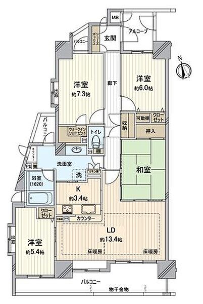 間取りを拡大表示