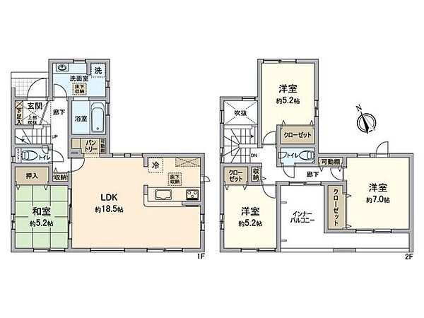 間取りを拡大表示
